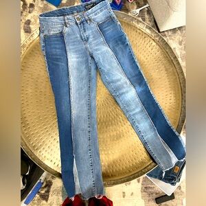 Blank Split Front Denim